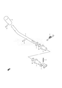 DF 2.5 drawing Clutch Lever