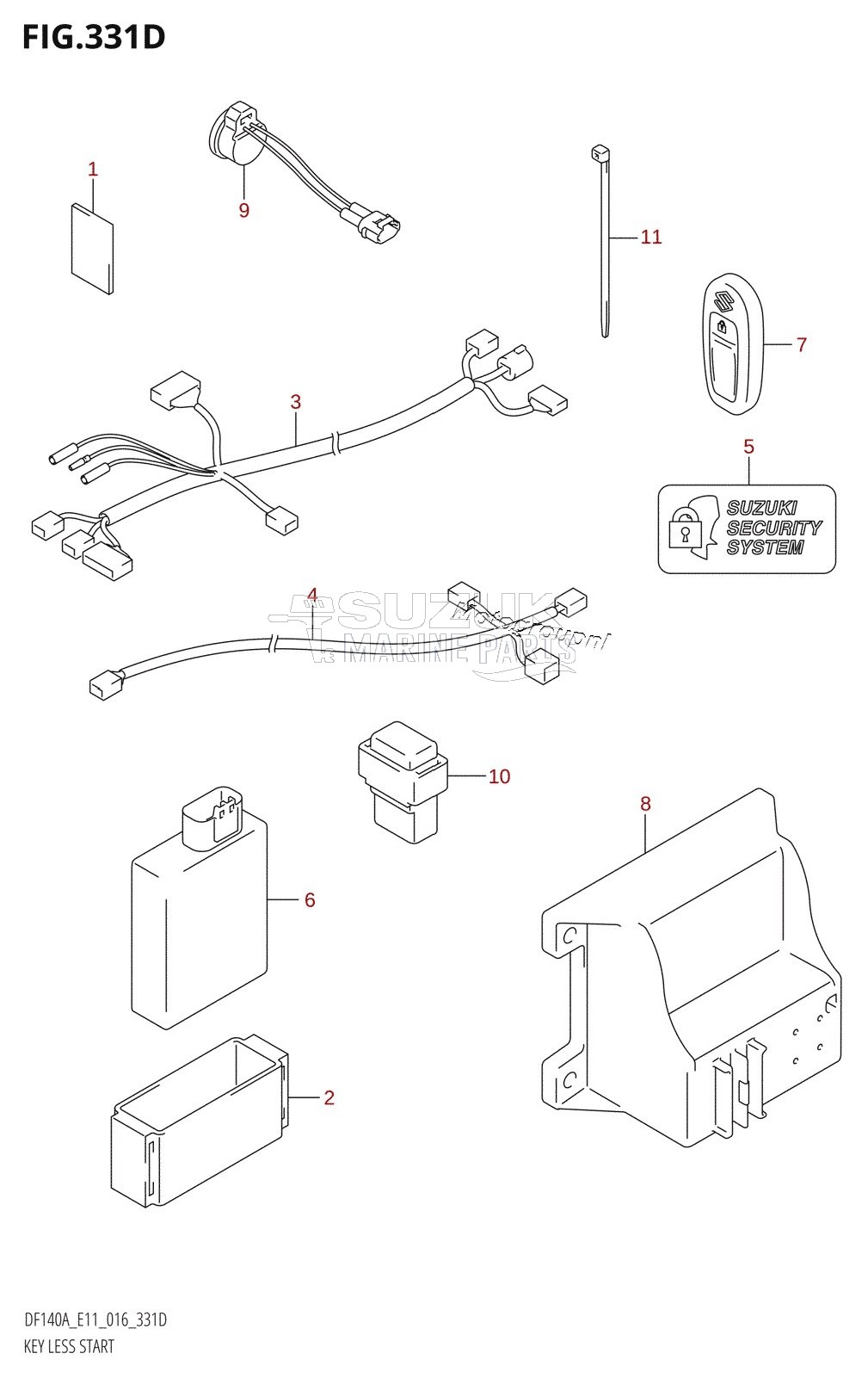 KEY LESS START (DF115AST:E03)