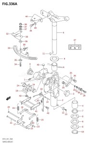 DF25 From 02503F-110001 (E01)  2011 drawing SWIVEL BRACKET