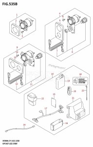 DF250ASS From 25001N-240001 (E03)  2022 drawing OPT:KEY LESS START (022,023)