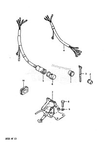 DT25 From 02503-405316-407354 ()  1984 drawing ELECTRICAL (DT25R)