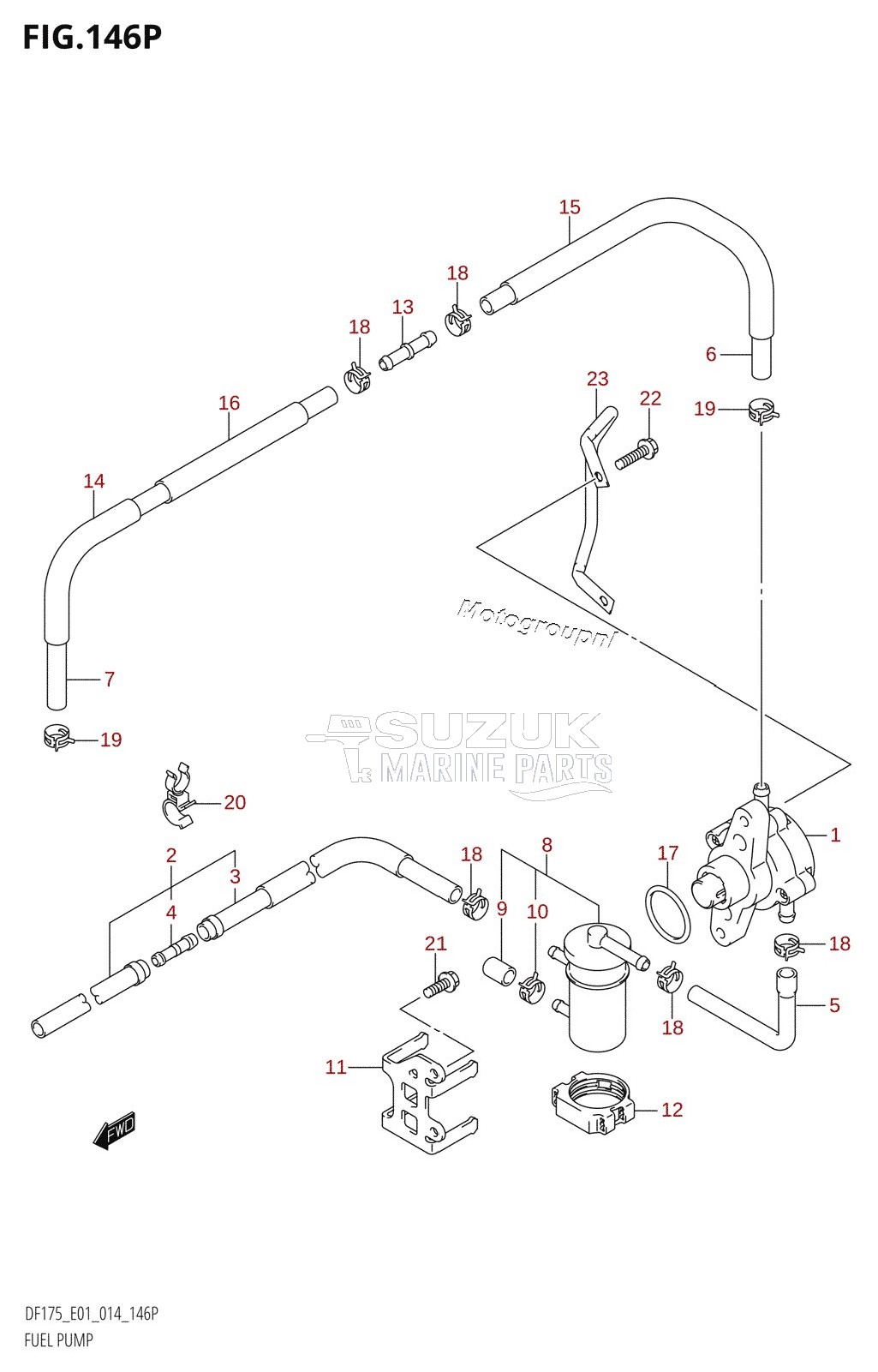 FUEL PUMP (DF175Z:E40)