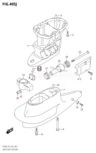 DF40A From 04004F-040001 (E34-Italy)  2020 drawing DRIVE SHAFT HOUSING (DF60AVT:E01,DF60AVT:E40)