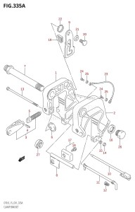 DT9.9 From 00991K-371001 (E13 E36)  2003 drawing CLAMP BRACKET