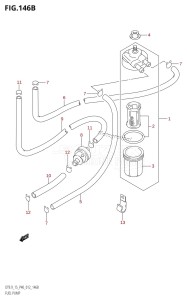 DT9.9 From 00993K-210001 (P36 P40)  2012 drawing FUEL PUMP (DT9.9K:P40)