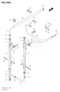 DF250A From 25003P-610001 (E01 E40)  2016 drawing FUEL INJECTOR (DF250A:E01)