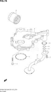 04004F-210001 (2012) 40hp E34-Italy (DF40AST) DF40A drawing OIL PUMP