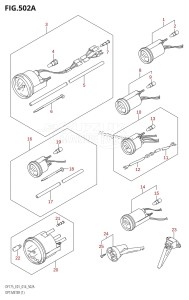 DF150Z From 15002Z-410001 (E01 E40)  2014 drawing OPT:METER (1)