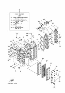 85AET drawing CYLINDER--CRANKCASE