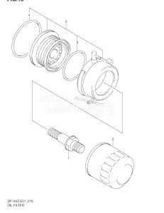 DF140 From 14000Z-251001 ()  2002 drawing OIL FILTER