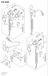 25001F-421001 (2004) 250hp E01-Gen. Export 1 (DF250TK4) DF250 drawing OPT:SWITCH