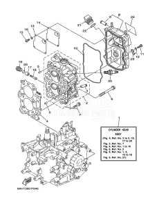 F15CES drawing CYLINDER--CRANKCASE-2