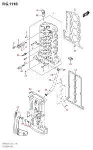 DF70A From 07003F-240001 (E11 E40)  2022 drawing CYLINDER HEAD ((DF70A,DF70ATH,DF80A,DF90A,DF90ATH):021)