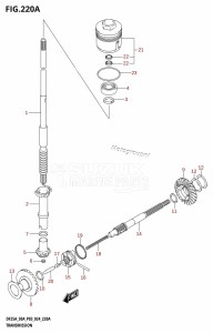 DF250A From 25003P-440001 (E11 - E40)  2024 drawing TRANSMISSION