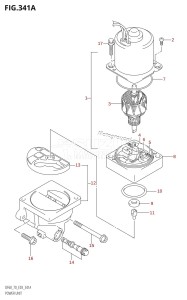 DF70 From 07001F-151001 (E03)  2001 drawing POWER UNIT (W,X,Y)