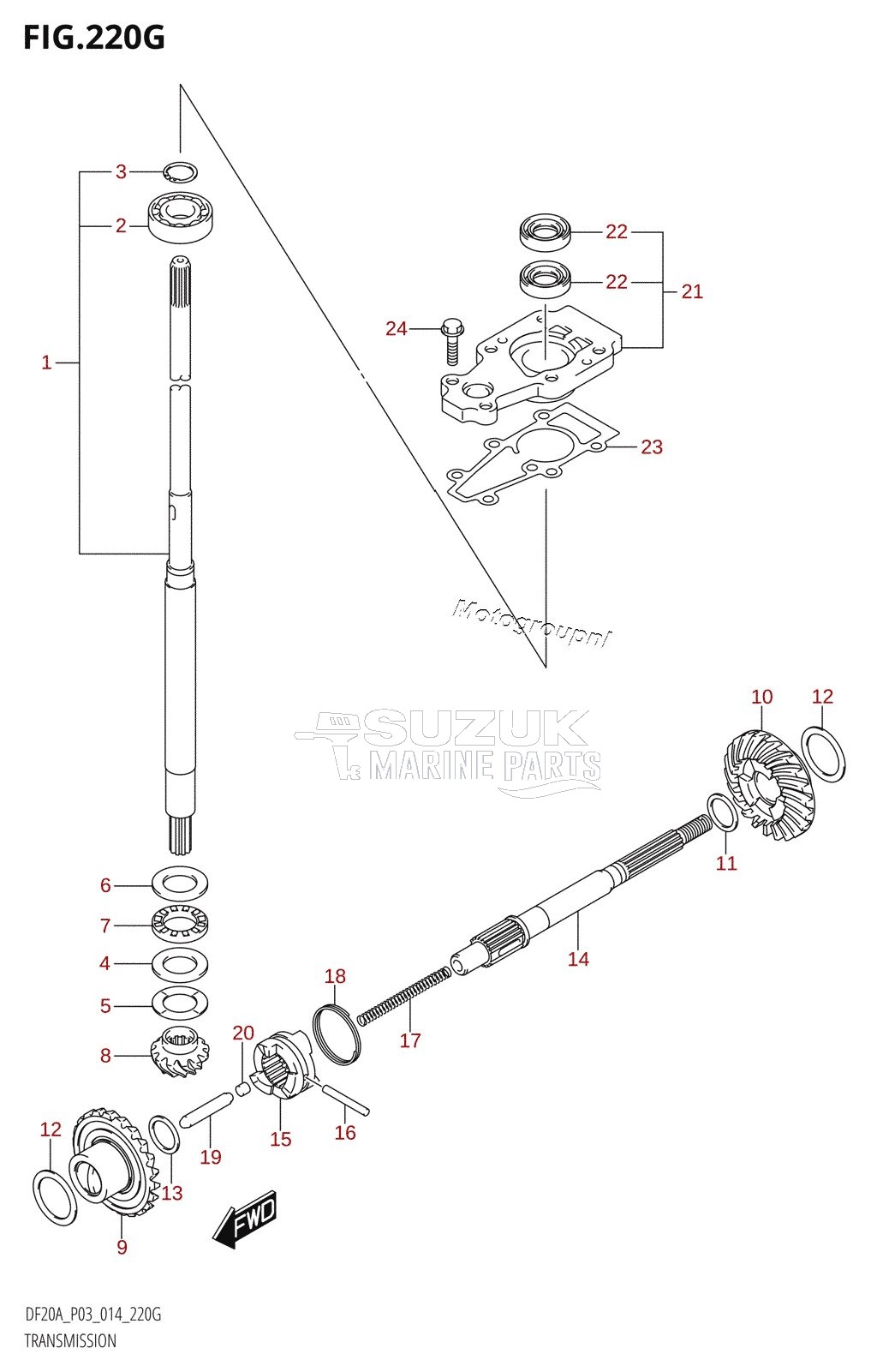 TRANSMISSION (DF15ATH:P03)