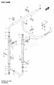 DF300A From 30002P-240001 (E40)  2022 drawing FUEL INJECTOR (E40)