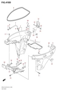 DF8A From 00801F-310001 (P03)  2013 drawing SIDE COVER (DF9.9AR:P03)