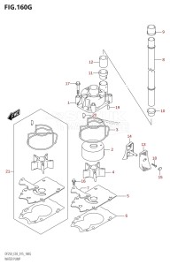 DF200 From 20002F-510001 (E03)  2015 drawing WATER PUMP (DF250ST:E03)