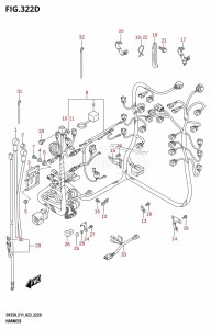 DF200 From 20002F-040001 (E01 E40)  2020 drawing HARNESS (DF250ST)