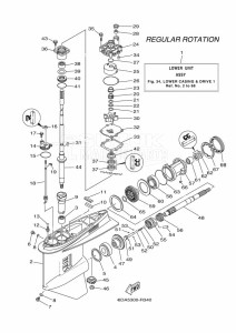 F175CA drawing PROPELLER-HOUSING-AND-TRANSMISSION-1