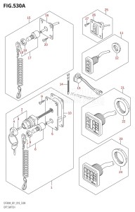 DF250A From 25003P-810001 (E01 E40)  2018 drawing OPT:SWITCH