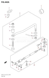 DF100 From 10002F-210001 (E01 E40)  2012 drawing DRAG LINK