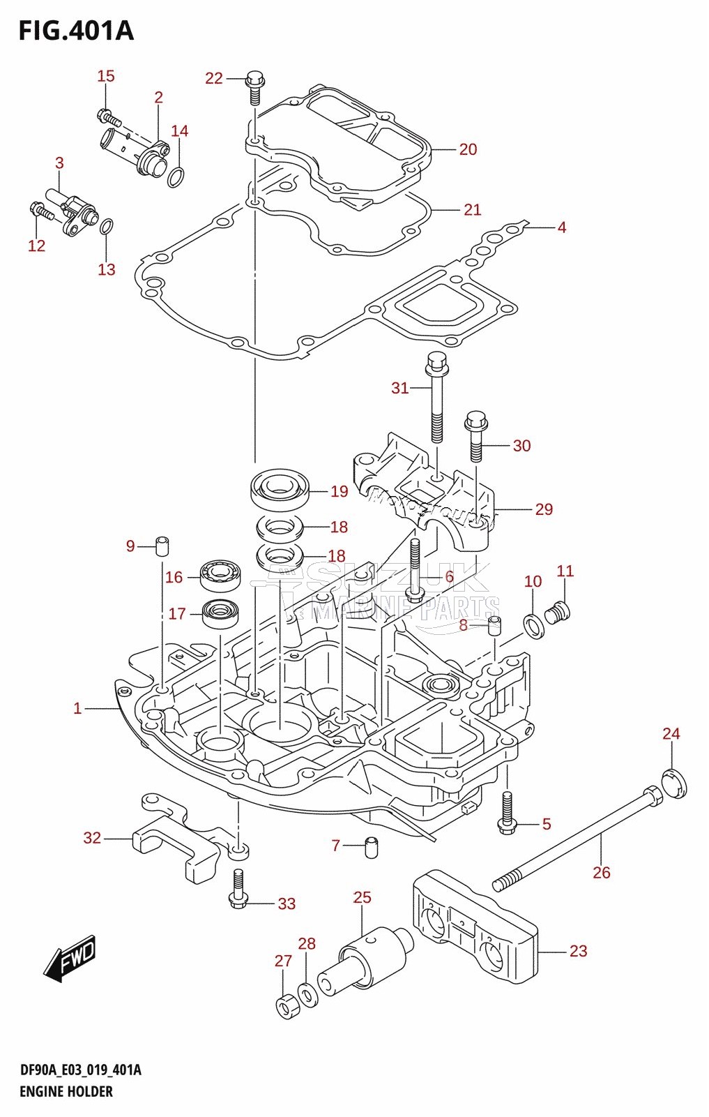 ENGINE HOLDER