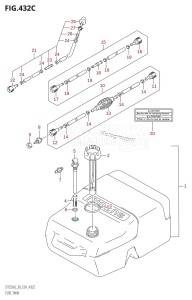 DT30 From 03001-151001 ()  2001 drawing FUEL TANK