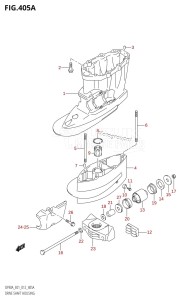 DF80A From 08002F-210001 (E01 E40)  2012 drawing DRIVE SHAFT HOUSING