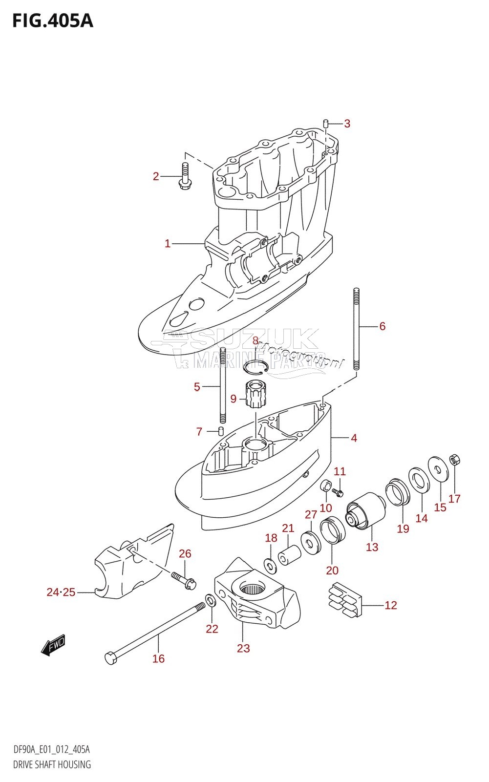 DRIVE SHAFT HOUSING