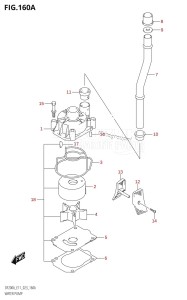 DF175A From 17503F-140001 (E11 E40)  2021 drawing WATER PUMP