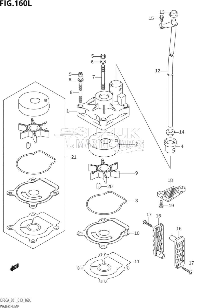 WATER PUMP (DF60ATH:E01)