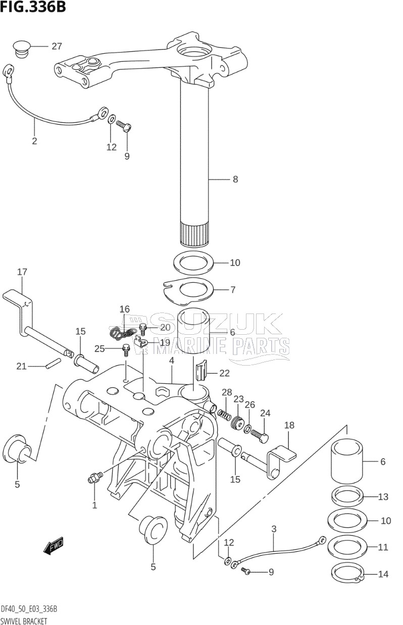 SWIVEL BRACKET (K1,K2,K3,K4,K5,K6,K7,K8,K9,K10)