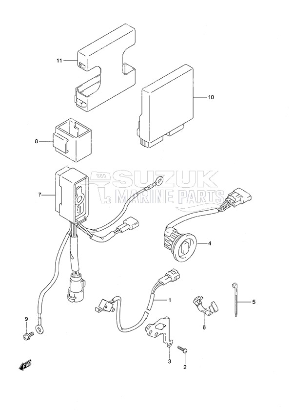 PTT Switch/Engine Control Unit High Thrust