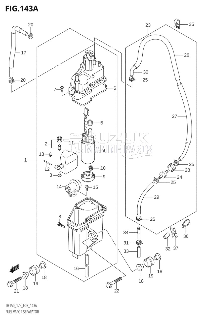 FUEL VAPOR SEPARATOR