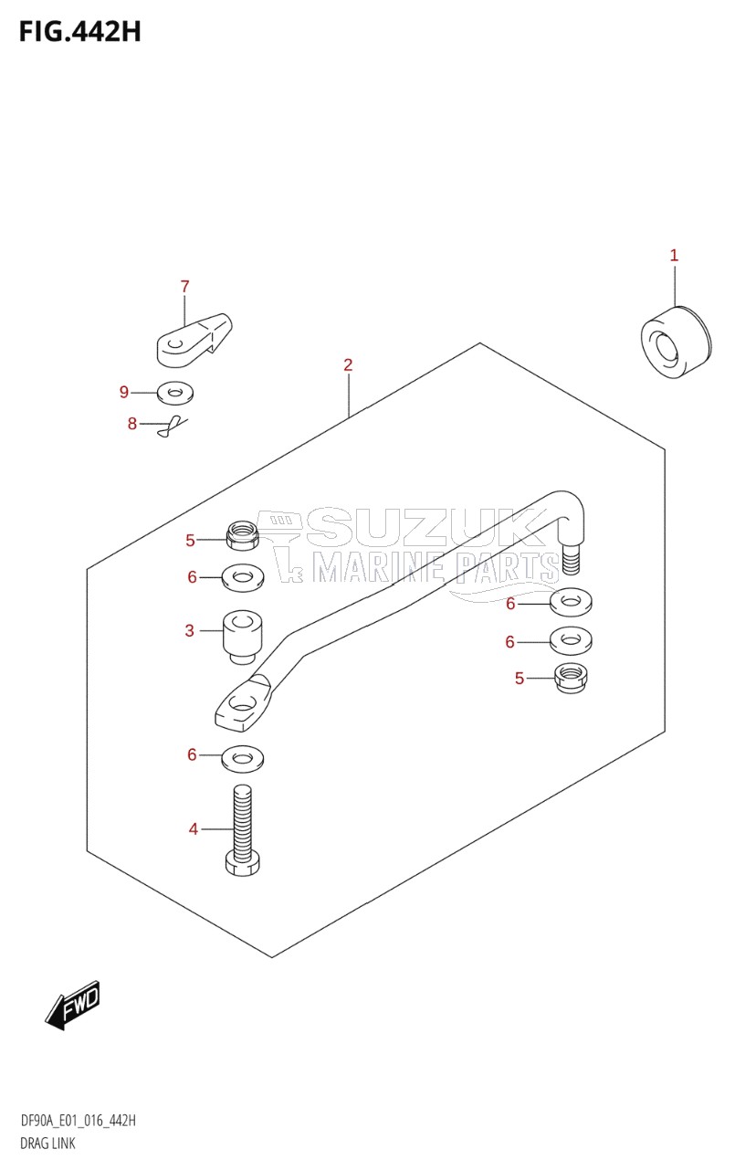 DRAG LINK (DF90A:E40)