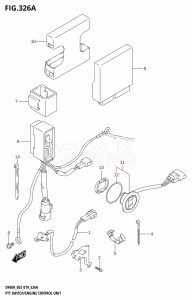 DF50A From 05003F-910001 (E03)  2019 drawing PTT SWITCH /​ ENGINE CONTROL UNIT (DF40A)