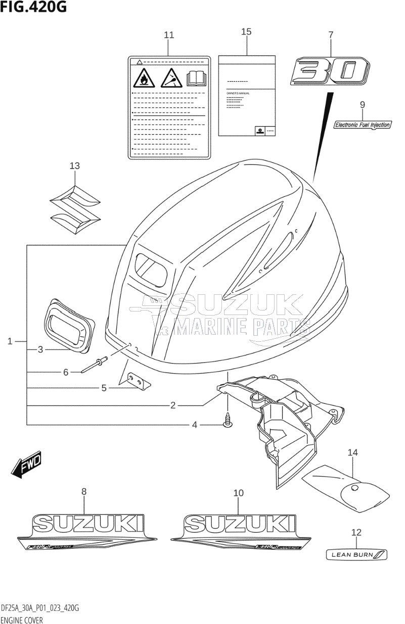 ENGINE COVER (020:(DF30AT,DF30ATH))