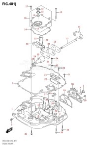 DF200 From 20002F-510001 (E01 E40)  2005 drawing ENGINE HOLDER (DF250T:E01)