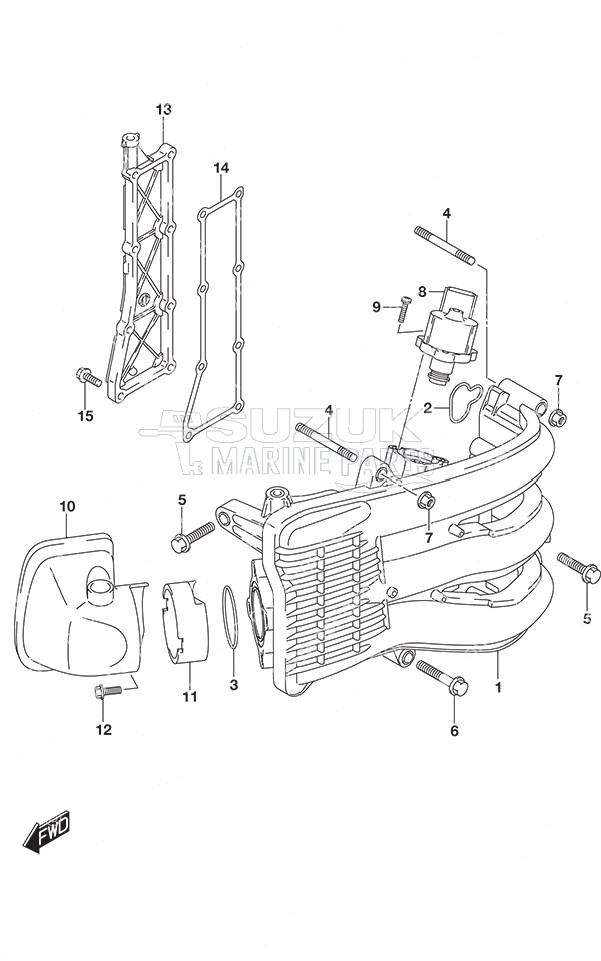 Intake Manifold/ Silencer/Exhaust Cover