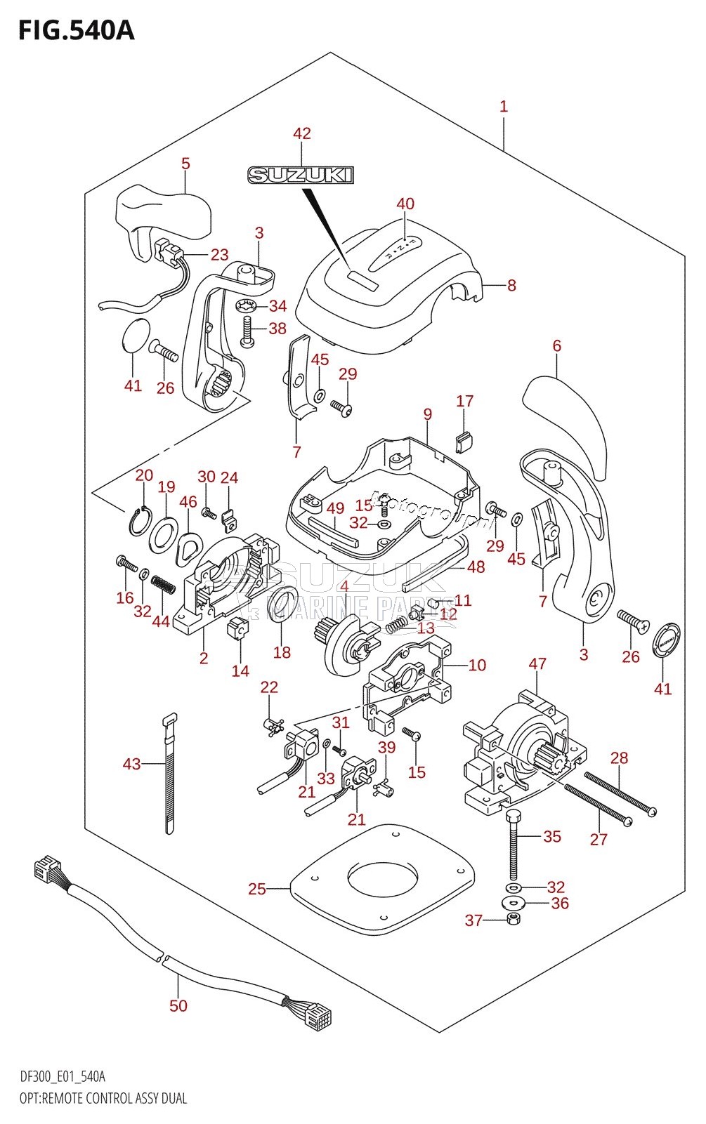 OPT:REMOTE CONTROL ASSY DUAL (K7)