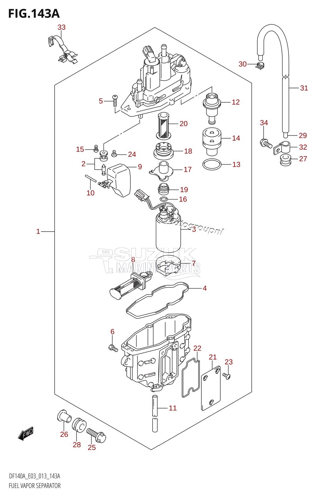 FUEL VAPOR SEPARATOR