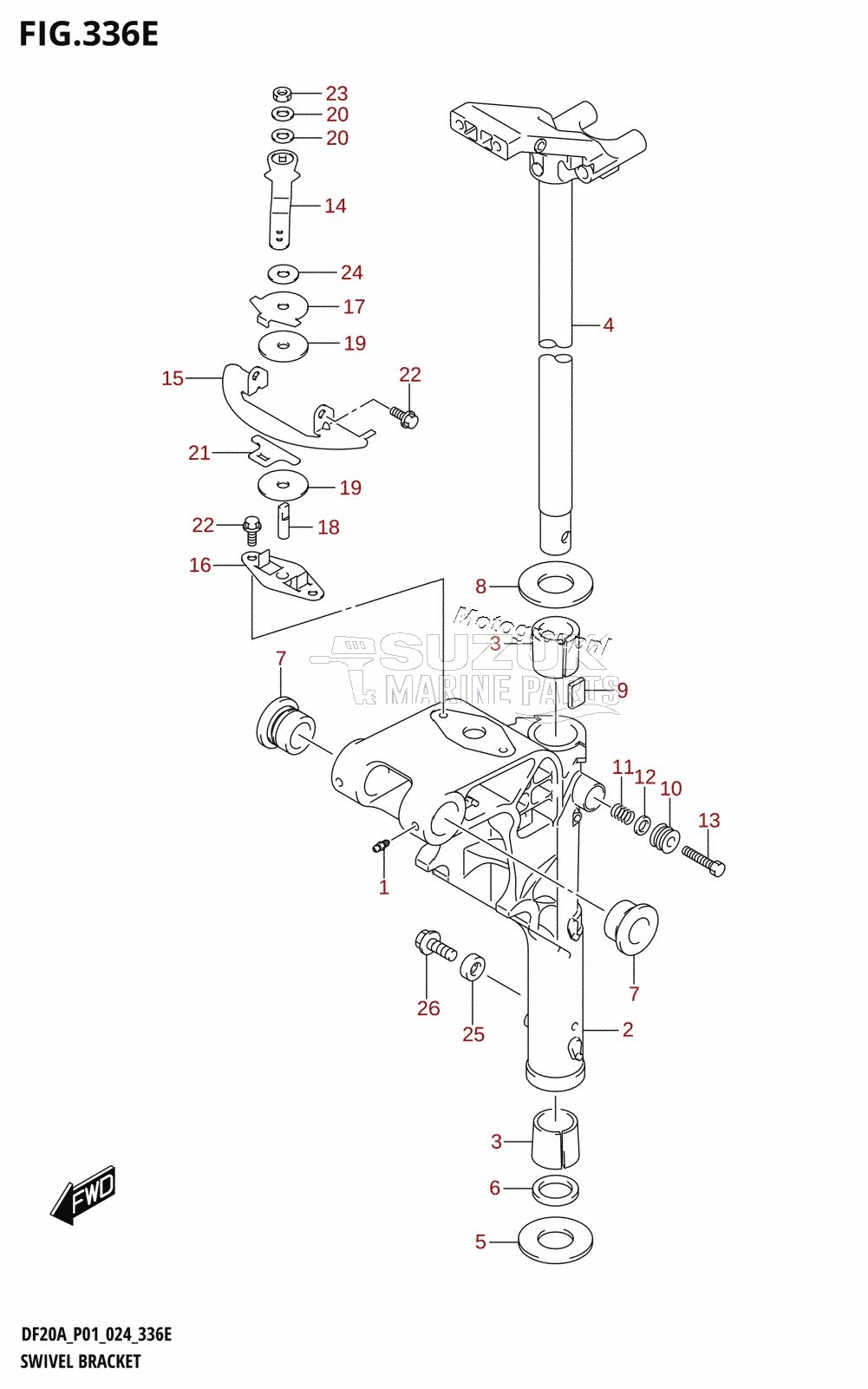 SWIVEL BRACKET (DF20ATH)