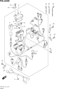 04003F-210001 (2012) 40hp E01-Gen. Export 1 (DF40AQH  DF40AT) DF40A drawing HARNESS (DF50A:E01)