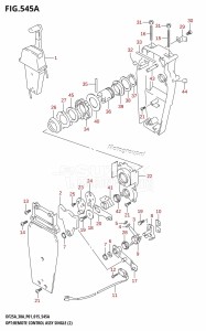 DF25A From 02504F-510001 (P01)  2015 drawing OPT:REMOTE CONTROL ASSY SINGLE (2) (DF25AR:P01)