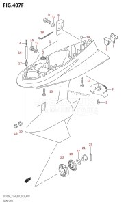 DF115AZ From 11503Z-310001 (E01 E40)  2013 drawing GEAR CASE (DF115AZ:E40)