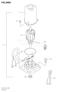 DF40 From 04002F-010001 (E03)  2010 drawing PTT MOTOR ((DF40T,DF50T):(X,Y))