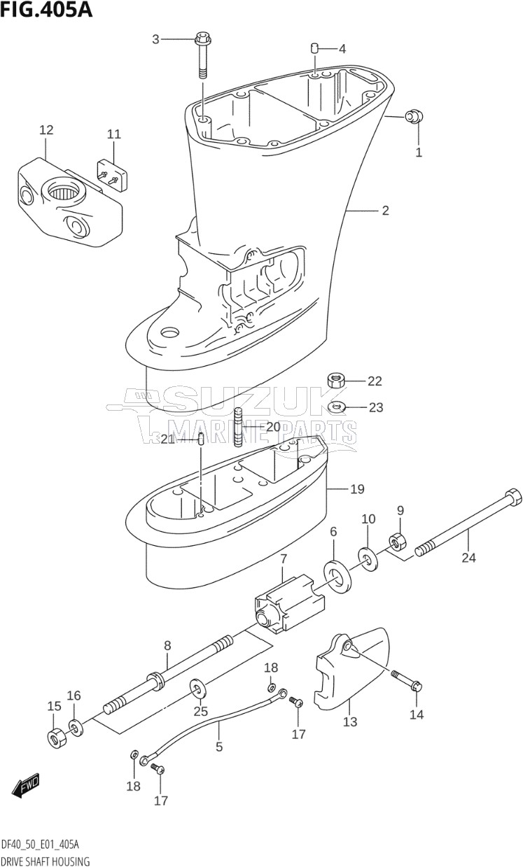 DRIVE SHAFT HOUSING