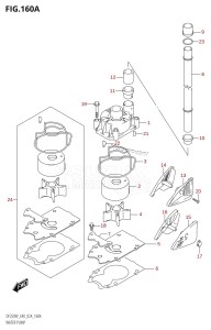 DF250WT From 25005F-440001 (E40)  2024 drawing WATER PUMP